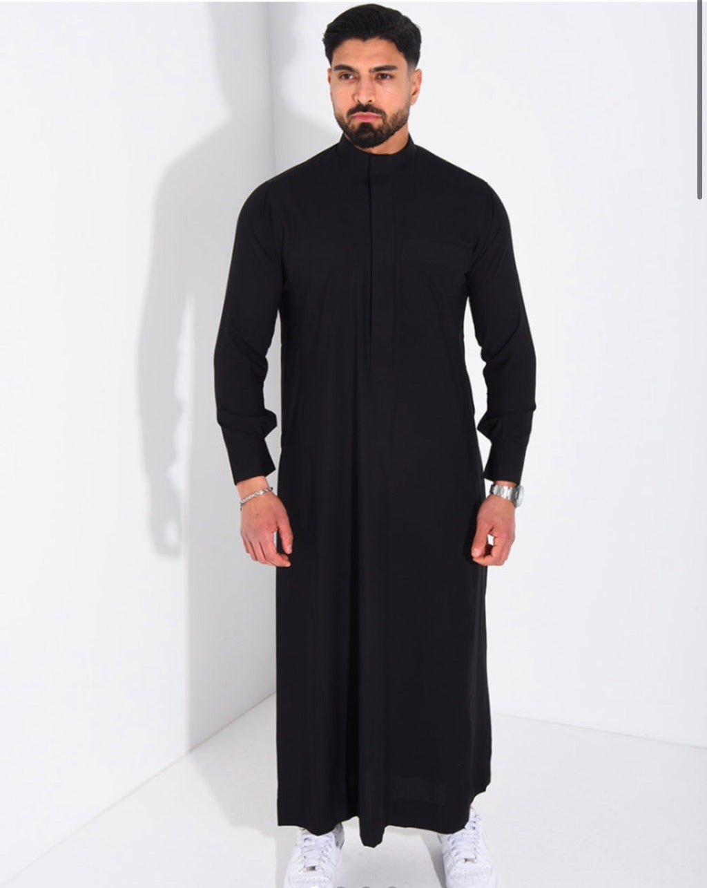 Qamis noir + musc offert
